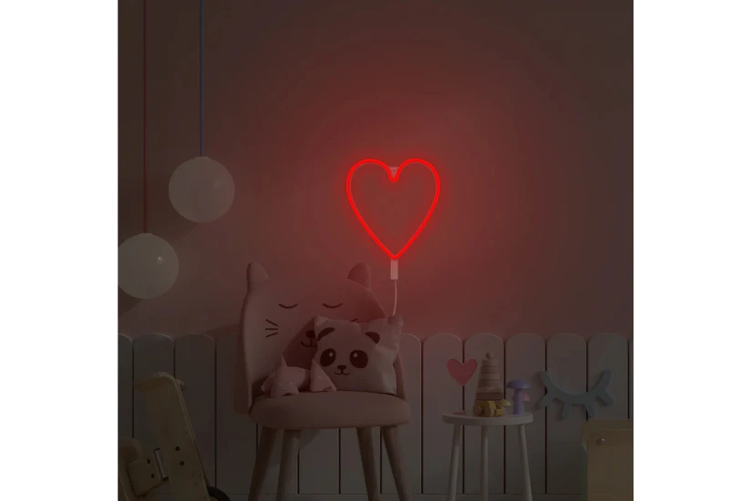 Ginga Neon Led Heart Φωτιστικό Τοίχου