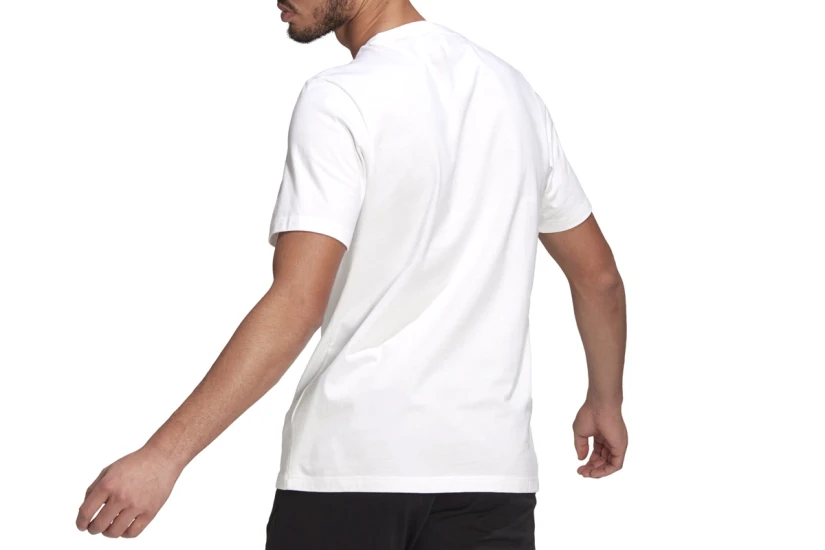 Adidas Performance Essentials Big Logo Ανδρικό Κοντομάνικο T-Shirt Λευκό