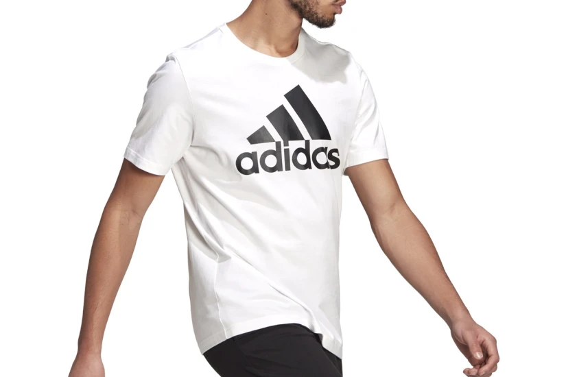 Adidas Performance Essentials Big Logo Ανδρικό Κοντομάνικο T-Shirt Λευκό