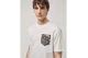 Gianni Lupo Patterened Chest Pocket Ανδρικό Κοντομάνικο T-Shirt Λευκό