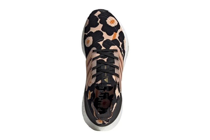 Adidas Performance Ultraboost 21 X Marimekko Αθλητικά Παπούτσια για Τρέξιμο Μαύρα, Nude, Κροκί, Λευκά