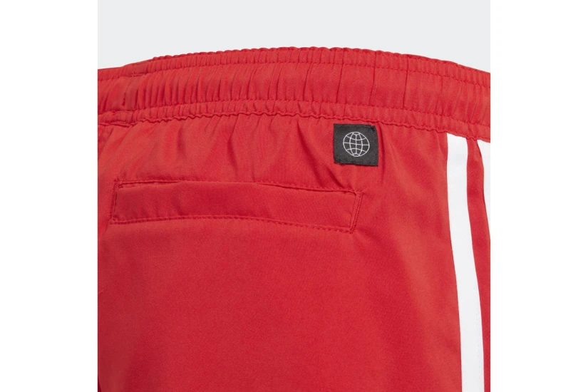 Adidas Performance 3-Stripes Παιδικό Μαγιό Σορτς Κόκκινο