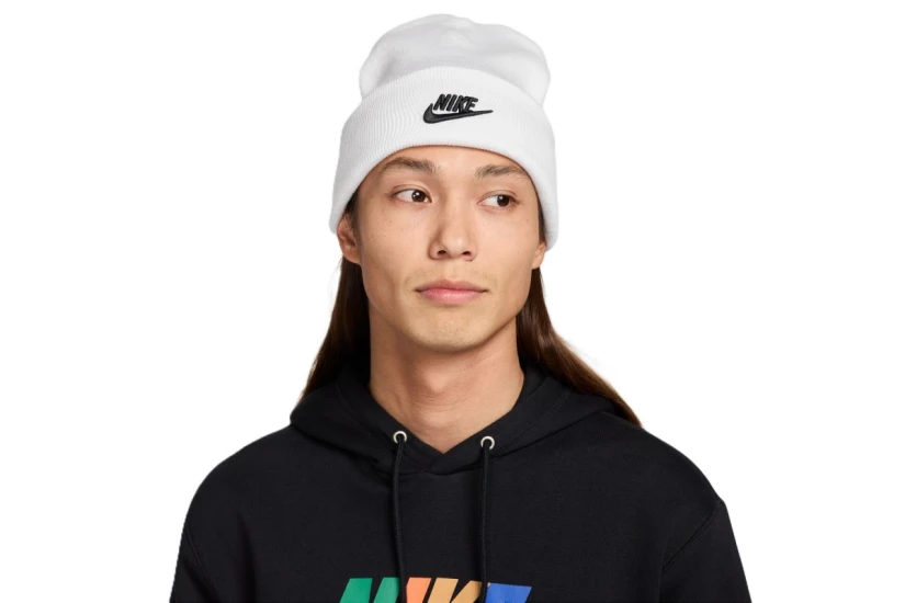 Nike Peak Unisex Χειμερινό Σκουφάκι Λευκό