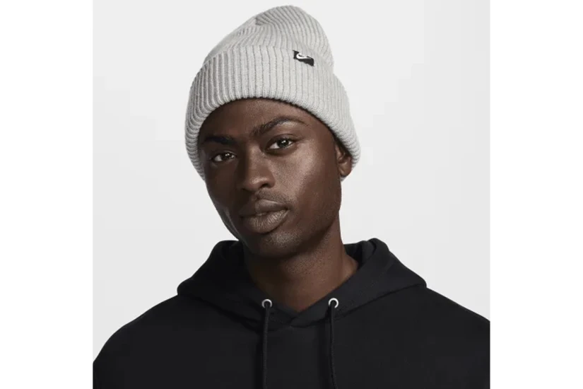 Nike Peak Unisex Χειμερινό Σκουφάκι Γκρι