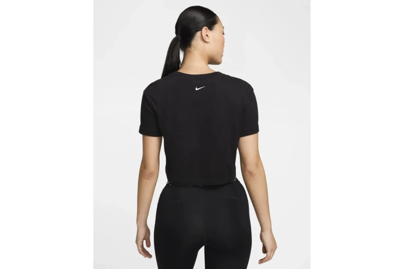 Nike Pro Dri-FIT Γυναικείο Κοντομάνικο Crop Top Μαύρο