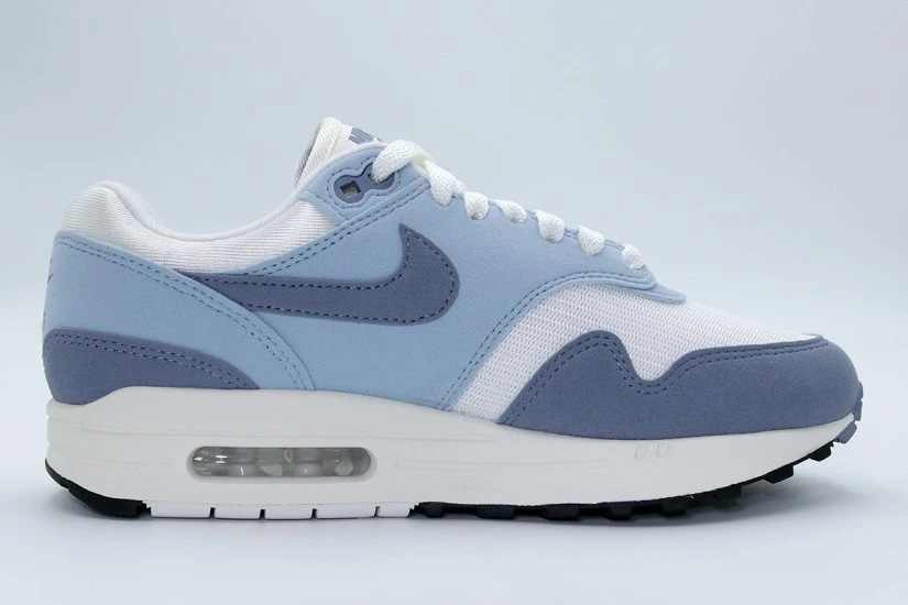 Nike Air Max 1 87 Textile Sneakers Σιέλ, Λευκά, Ίντιγκο