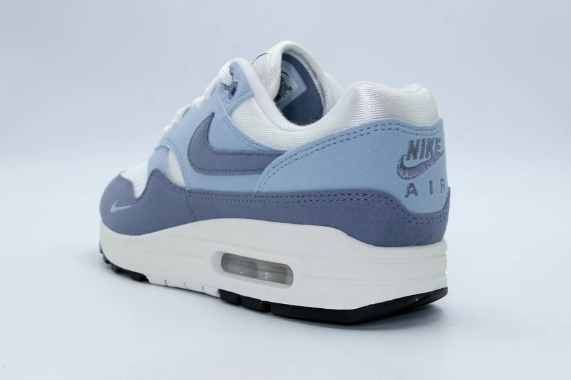 Nike Air Max 1 87 Textile Sneakers Σιέλ, Λευκά, Ίντιγκο