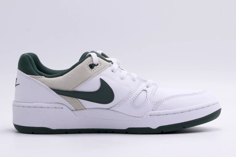 Nike Full Force Low Ανδρικά Sneakers Λευκά, Κυπαρισσί