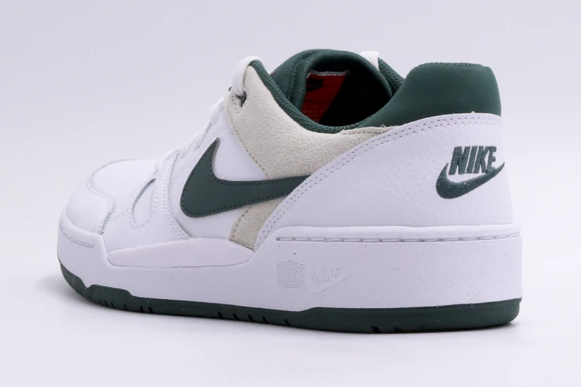 Nike Full Force Low Ανδρικά Sneakers Λευκά, Κυπαρισσί