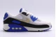 Nike Air Max 90 Premium Ανδρικά Sneakers Λευκά, Μαύρα, Ρουά