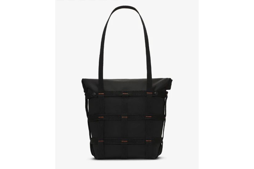 Nike Sportswear Cargo Shopper Τσάντα Μαύρη, Πορτοκαλί