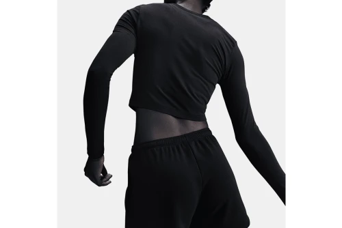 Nike Sportswear Chill Knit Crop Top Μακρυμάνικο Γυναικείο (HF5322 011)