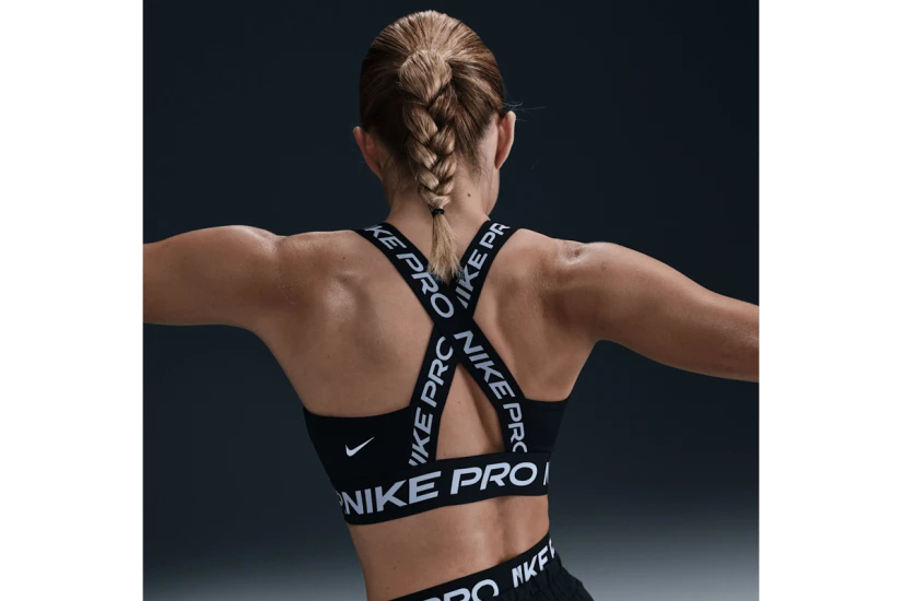 Nike Dri-FIT Pro Γυναικείο Μπουστάκι Μαύρο