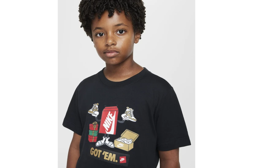 Nike Sportswear Παιδικό Κοντομάνικο T-Shirt Μαύρο