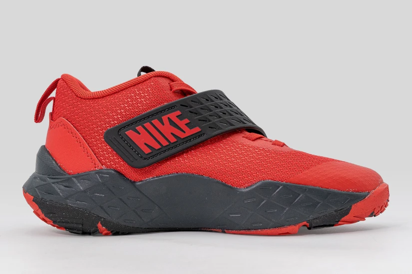 Nike Team Hustle D 12 Παιδικά Μπασκετικά Παπούτσια Κόκκινα, Μαύρα