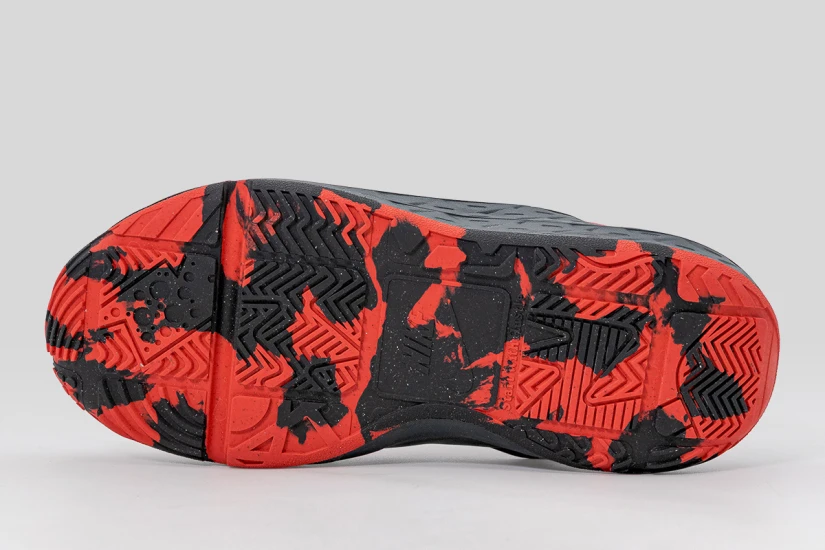 Nike Team Hustle D 12 Παιδικά Μπασκετικά Παπούτσια Κόκκινα, Μαύρα