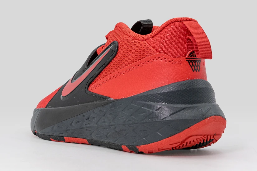 Nike Team Hustle D 12 Παιδικά Μπασκετικά Παπούτσια Κόκκινα, Μαύρα