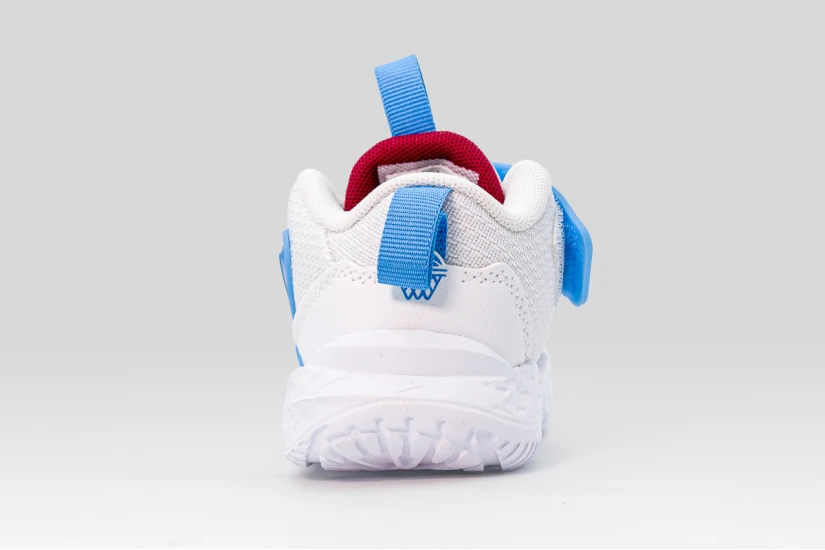 Nike Team Hustle D 12 Βρεφικά Sneakers Λευκά, Μπλε, Μπορντό