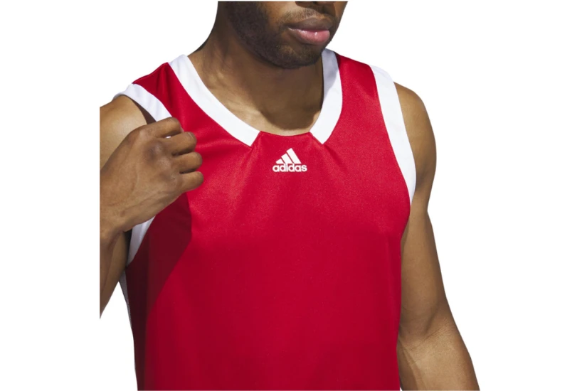 Adidas Performance Icon Squad Ανδρική Αμάνικη Μπλούζα Κόκκινη