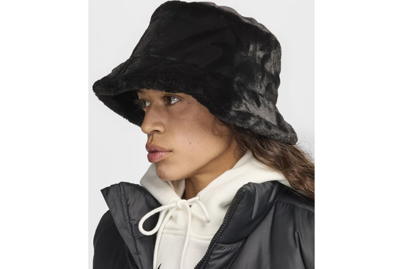 Nike Apex Bucket Καπέλο από Συνθετική Γούνα Μαύρο