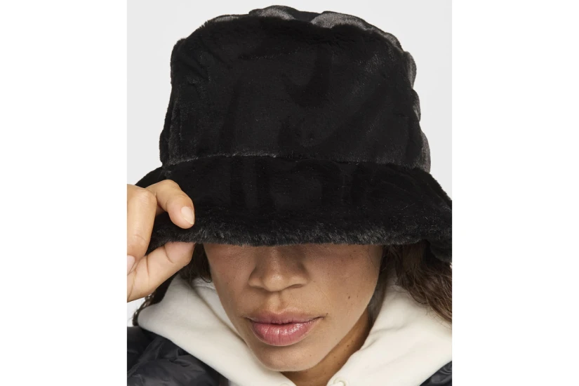Nike Apex Bucket Καπέλο από Συνθετική Γούνα Μαύρο