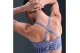 Nike Pro Indy Plunge Dri-FIT Γυναικείο Μπουστάκι Ίντιγκο, Μωβ