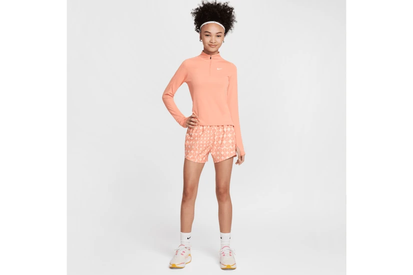 Nike Dri-FIT One Woven Παιδικό Αθλητικό Σορτς Πορτοκαλί, Εκρού