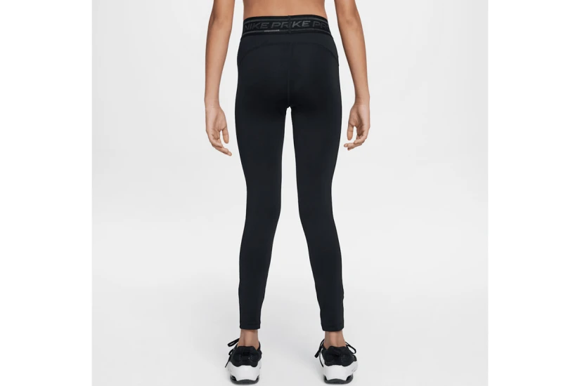 Nike Pro Dri-Fit Παιδικό Μακρύ Κολάν Μεσαίου Ύψους Μαύρο