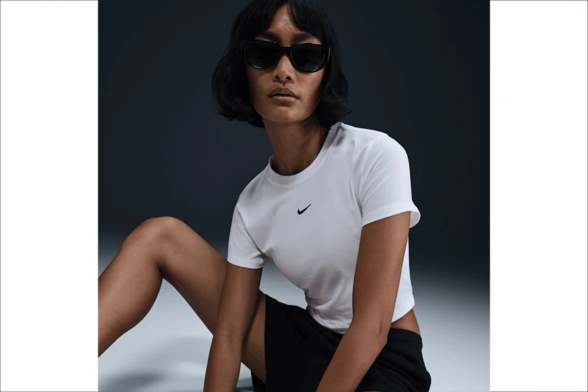 Nike Sportswear Chill Knit Cropped Γυναικείο Κοντομάνικο T-Shirt