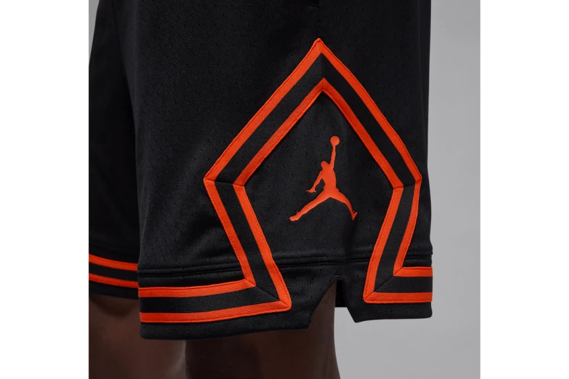 Jordan Sport Dri-FIT Mesh Diamond Ανδρική Μπασκετική Βερμούδα Μαύρη
