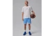 Jordan Sport Dri-FIT Mesh Diamond Ανδρική Μπασκετική Βερμούδα Γαλάζια, Λευκή