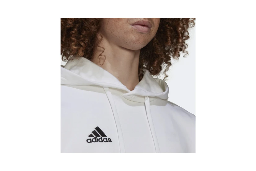Adidas Performance Entrada 22 Ανδρικό Φούτερ με Κουκούλα Λευκό