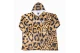 Bee Unusual Jaguar Hooded Blanket Πόντσο Μπεζ, Μαύρο