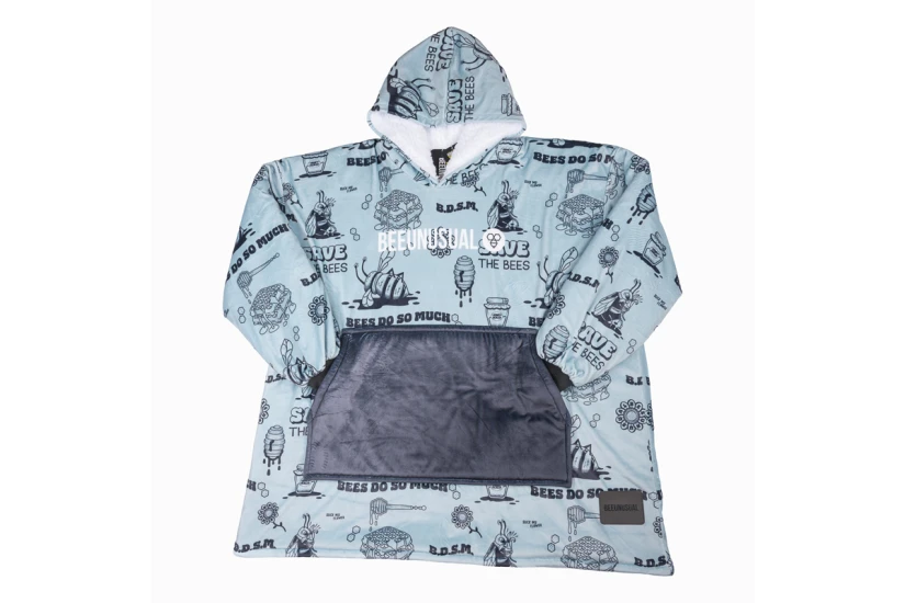 Bee Unusual BDSM Hooded Blanket Πόντσο με Κουκούλα Πολύχρωμο