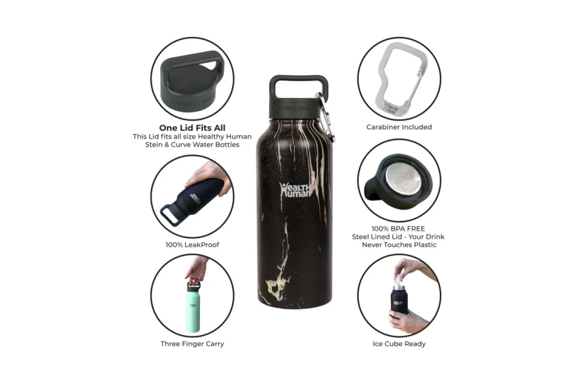 Healthy Human Stein Bottle Μπουκάλι Θερμός 21Oz-621Ml (HH0022-STONE WHITE)