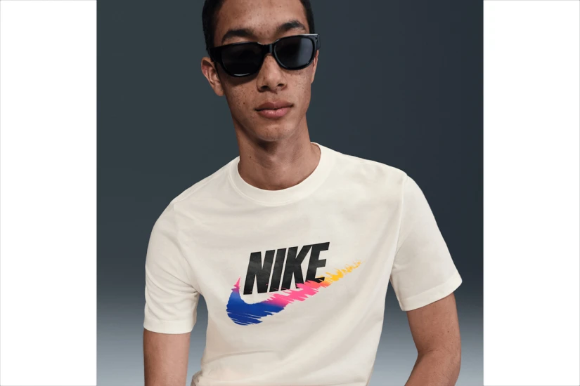 Nike Sportswear Futura Ανδρικό Κοντομάνικο T-Shirt Εκρού
