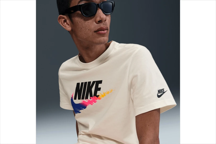 Nike Sportswear Futura Ανδρικό Κοντομάνικο T-Shirt Εκρού