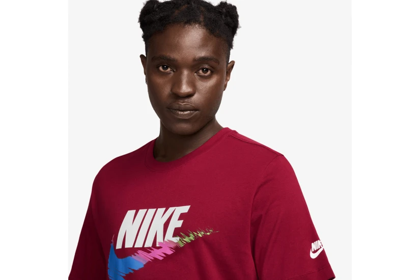 Nike Sportswear Futura Ανδρικό Κοντομάνικο T-Shirt Βυσσινί