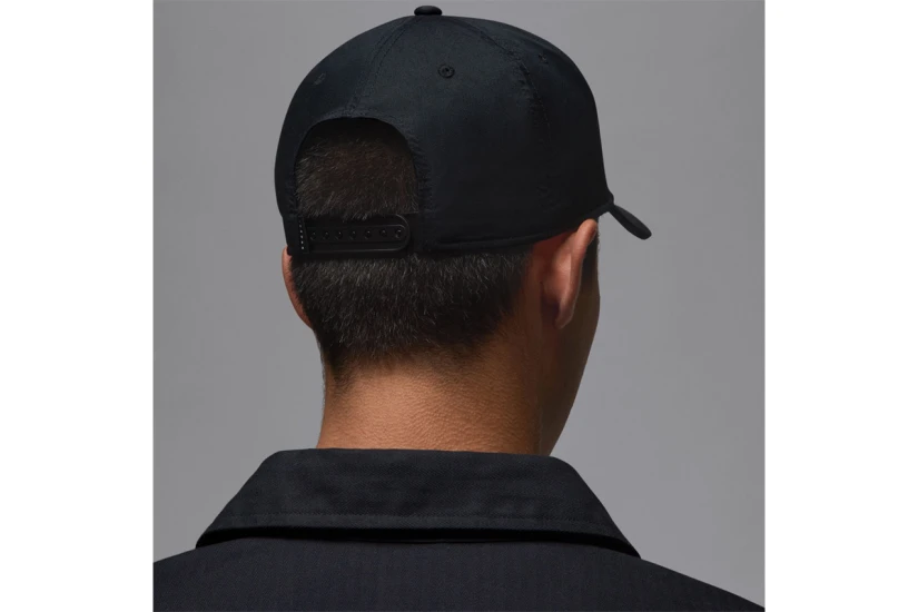 Jordan Rise Structured Curved-Bill Καπέλο Snapback Μαύρο, Λευκό