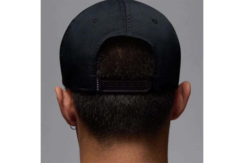 Jordan Rise Structured Curved-Bill Καπέλο Snapback Μαύρο, Λευκό