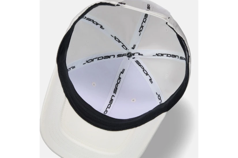 Jordan Rise Structured Curved-Bill Καπέλο Snapback Εκρού, Μαύρο