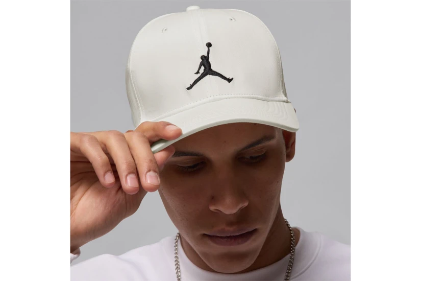 Jordan Rise Structured Curved-Bill Καπέλο Snapback Εκρού, Μαύρο