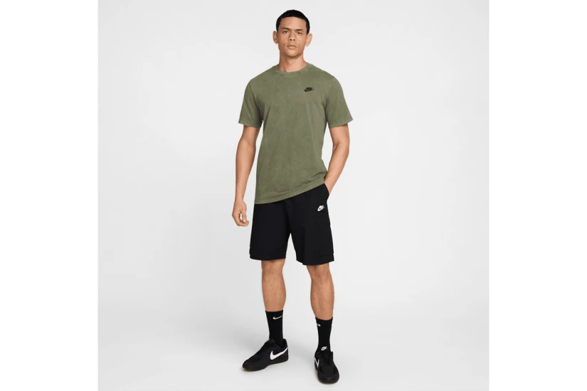Nike Sportswear Ανδρικό Κοντομάνικο T-Shirt Χακί