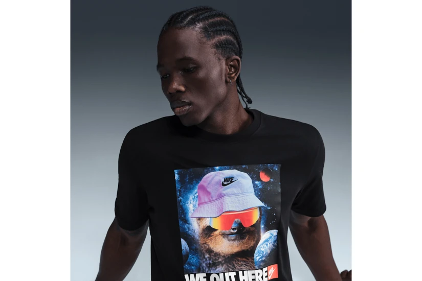 Nike Sportswear Ανδρικό Κοντομάνικο T-Shirt Μαύρο