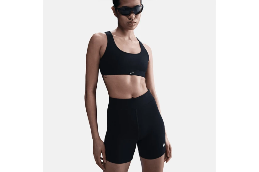 Nike Dri-FIT Sportswear Classic Γυναικείο Κοντό Κολάν Μαύρο