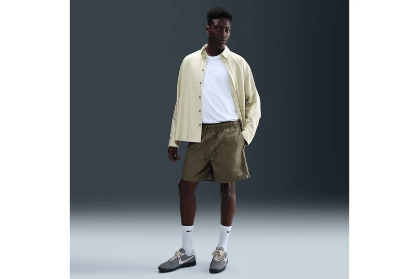 Nike Club Flow Ανδρικό Αθλητικό Σορτς Χακί