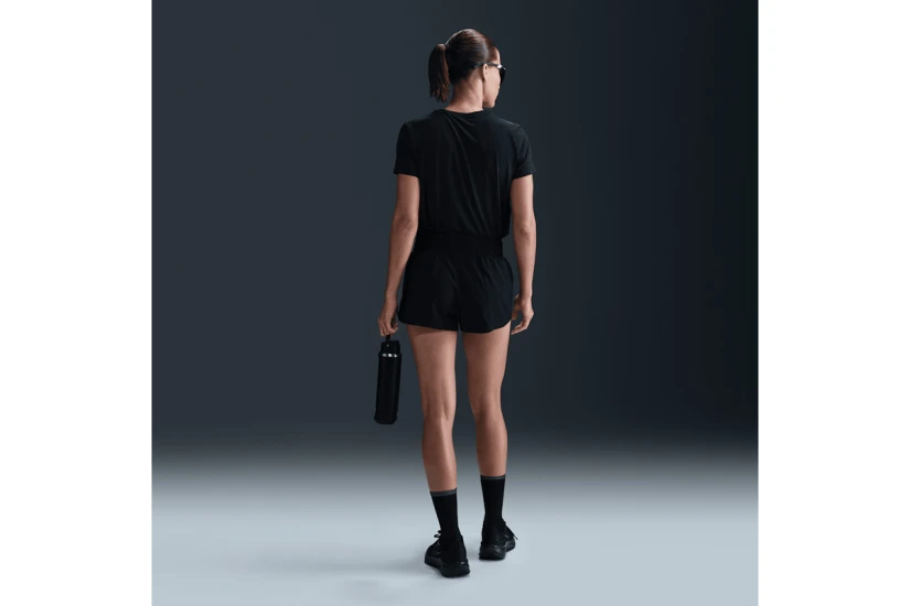 Nike Dri-FIT One Γυναικείο Αθλητικό Σορτς Μεσαίου Καβάλου Μαύρο