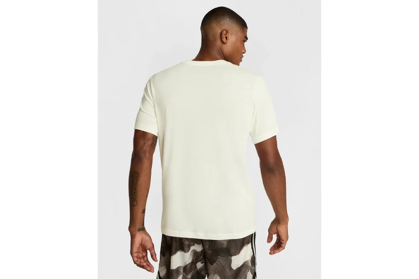 Nike Dri-FIT Ανδρικό Κοντομάνικο T-Shirt Εκρού