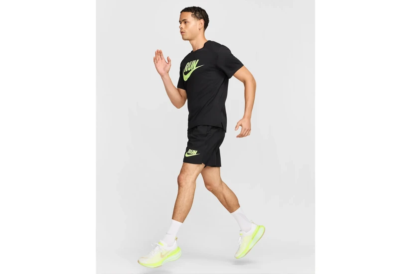 Nike Miler Run Energy Dri-FIT Ανδρικό Κοντομάνικο T-Shirt Μαύρο