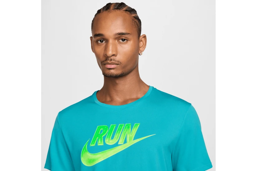 Nike Miler Run Energy Dri-FIT Ανδρικό Κοντομάνικο T-Shirt Τυρκουάζ